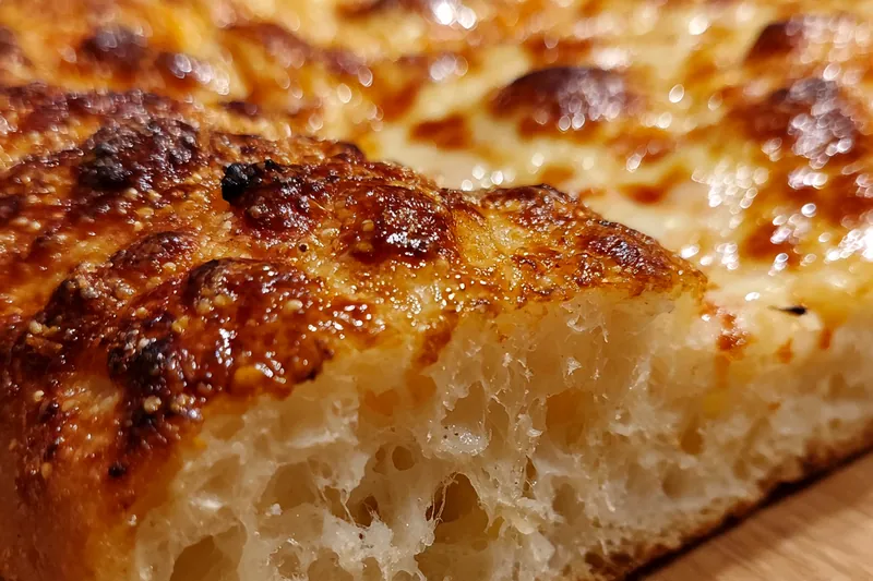 Cooking process for Perfectly Baked Cheesy Pizza