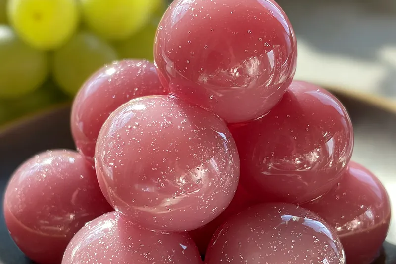 Cooking process for Pink Sugary Fruit Treat