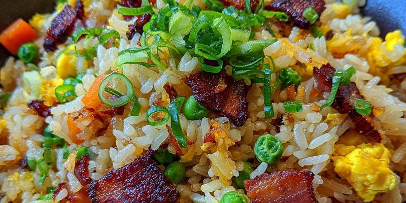 Quick Bacon Fried Rice