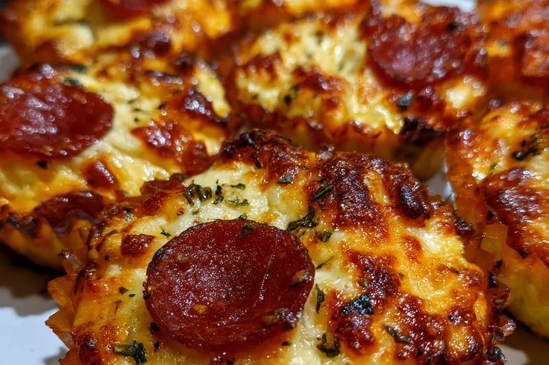 Cooking process for Quick Pepperoni Bites