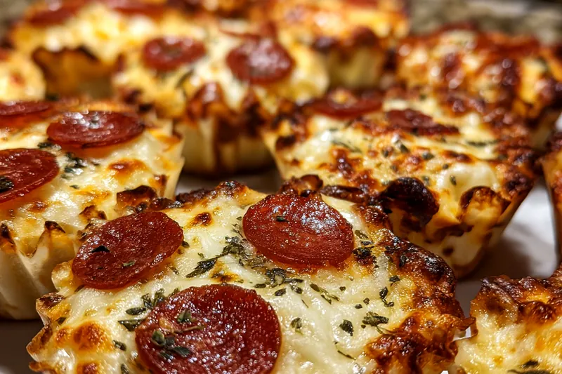 Fresh ingredients for Quick Pepperoni Bites