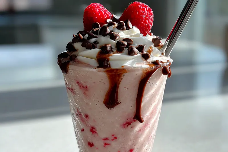 Cooking process for Raspberry Chocolate Delight