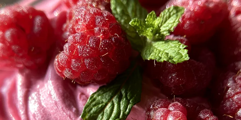 Raspberry Mint Mousse Delight