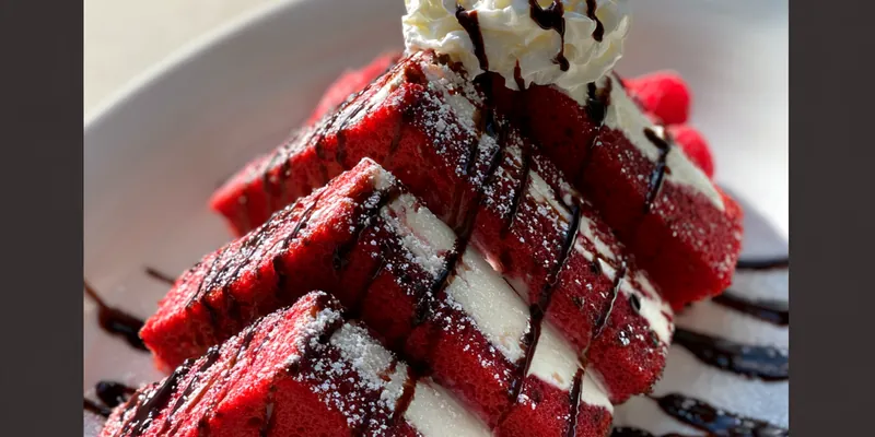 Red Velvet Cheesecake Toast