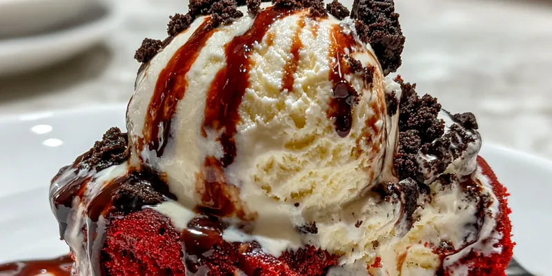 Red Velvet Ice Cream Delight