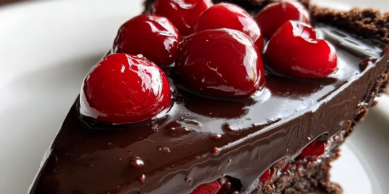 Rich Chocolate Cherry Pie