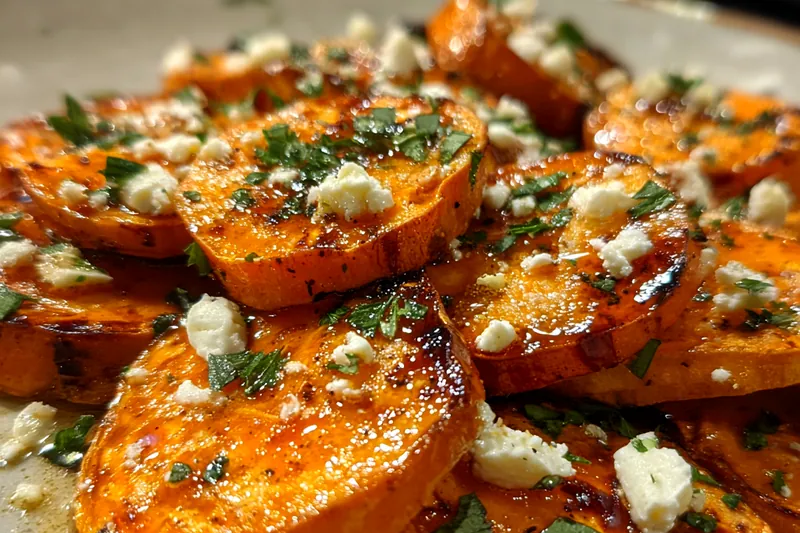 Cooking process for Roasted Sweet Potato Rounds