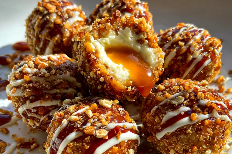 Fresh ingredients for Salted Caramel Pretzel Cheesecake Balls