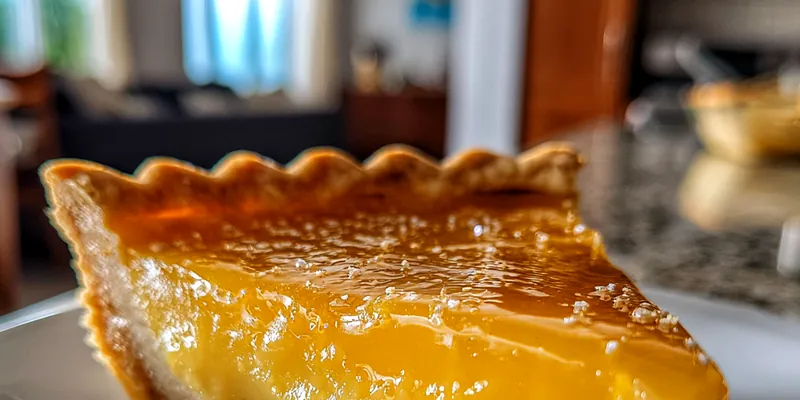 Salted Honey Whiskey Pie