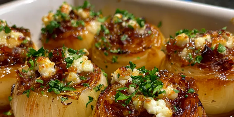 Savory Baked Stuffed Onions