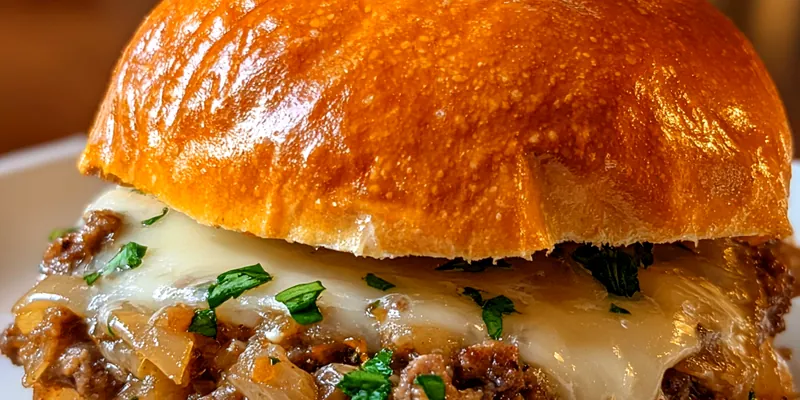 Savory Beef Onion Sandwich