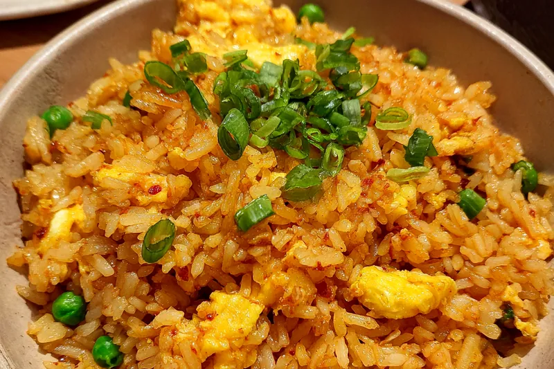 Fresh ingredients for Savory Garlic Fried Rice