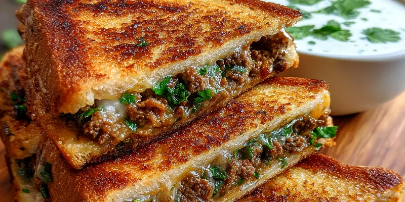 Savory Grilled Meat Sandwich