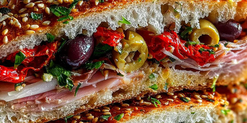 Savory Italian Sub Sandwich