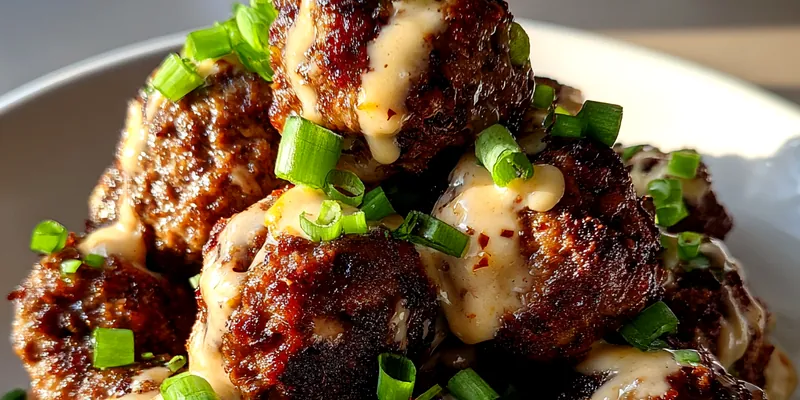 Savory Korean BBQ Meatballs