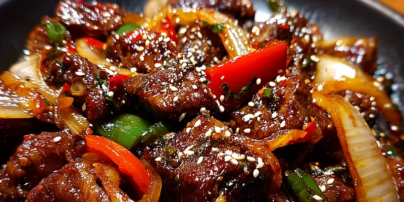 Savory Pepper Steak Stir-Fry