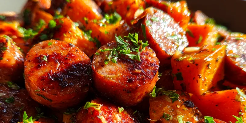 Savory Sausage Sweet Potatoes