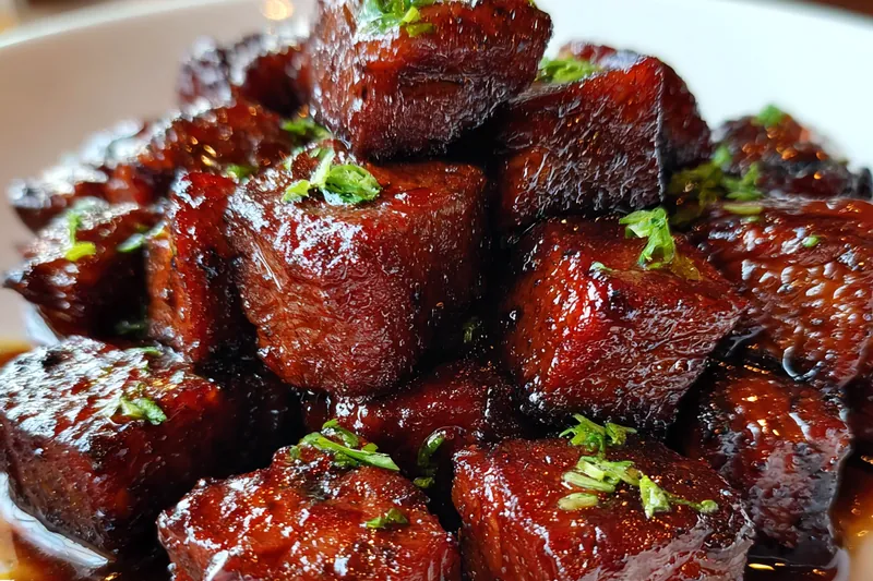 Cooking process for Savory Slow Cooked Bites