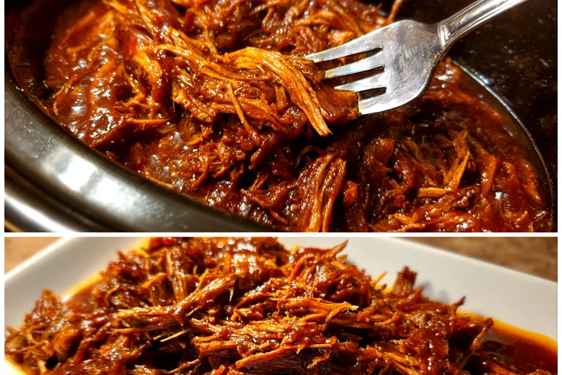Cooking process for Savory Slow Cooked Brisket