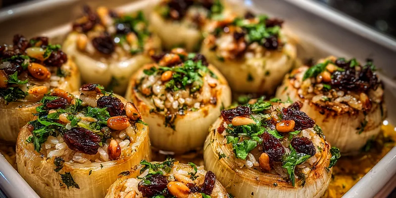 Savory Stuffed Onions