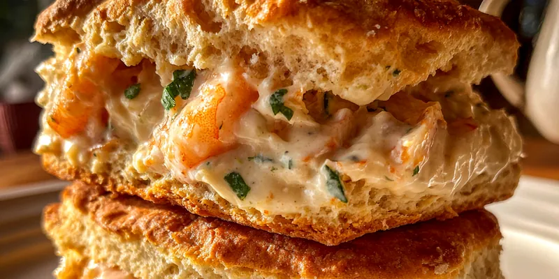 Shrimp Biscuit Melts Delight