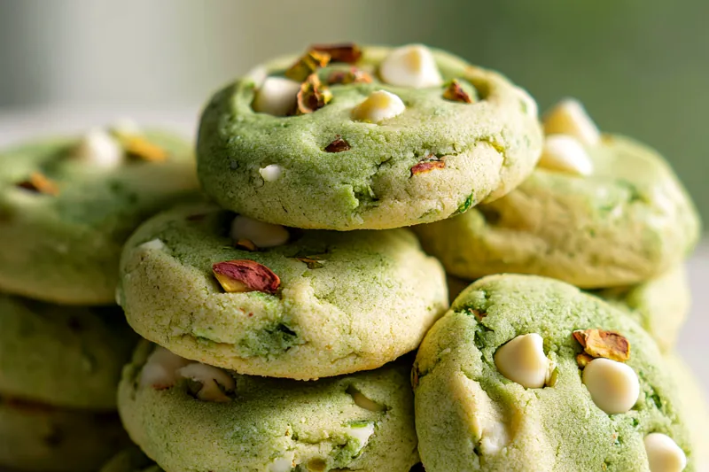 Fresh ingredients for Soft Pistachio Cookies
