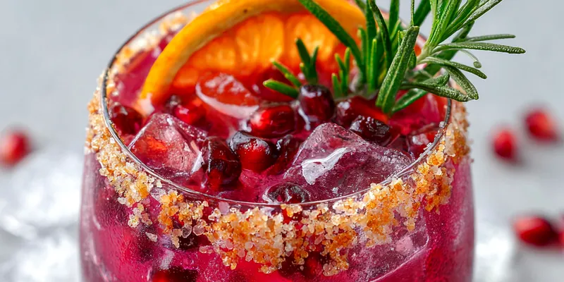 Sparkling Cranberry Orange Holiday Punch