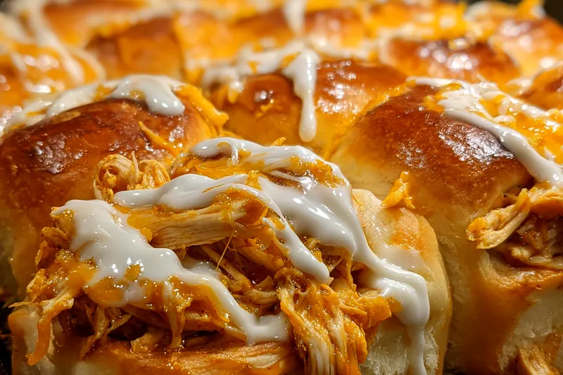 Fresh ingredients for Spicy Chicken Filled Rolls