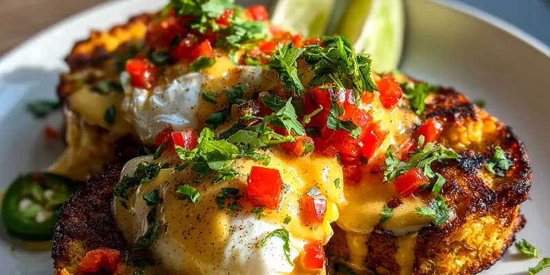 Spicy Egg Benedict Delight