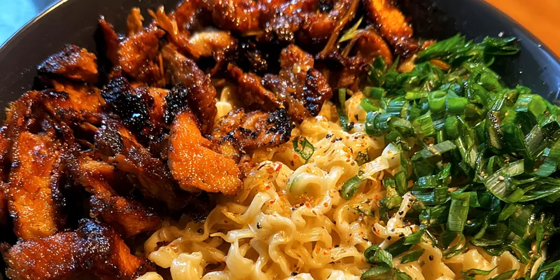 Spicy Garlic Chicken Ramen