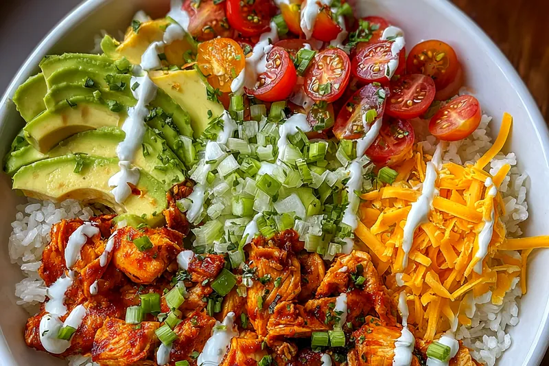 Cooking process for Spicy Grilled Chicken Bowl