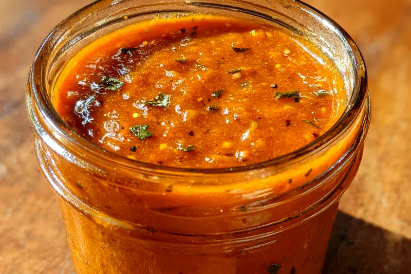 Cooking process for Spicy Herb Infused Sauce