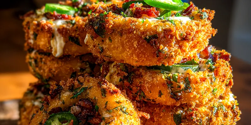 Spicy Stuffed Onion Rings