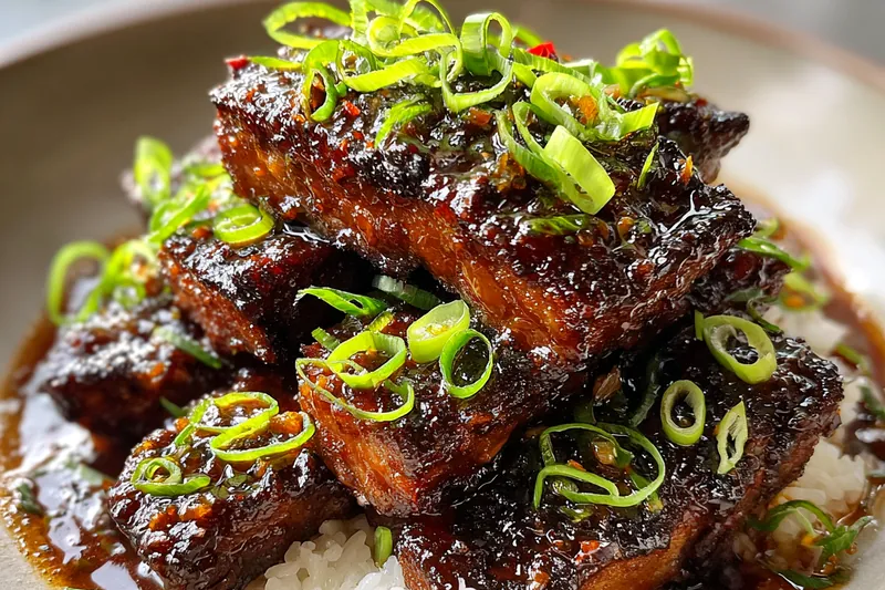 Fresh ingredients for Sticky Glazed BBQ Chicken