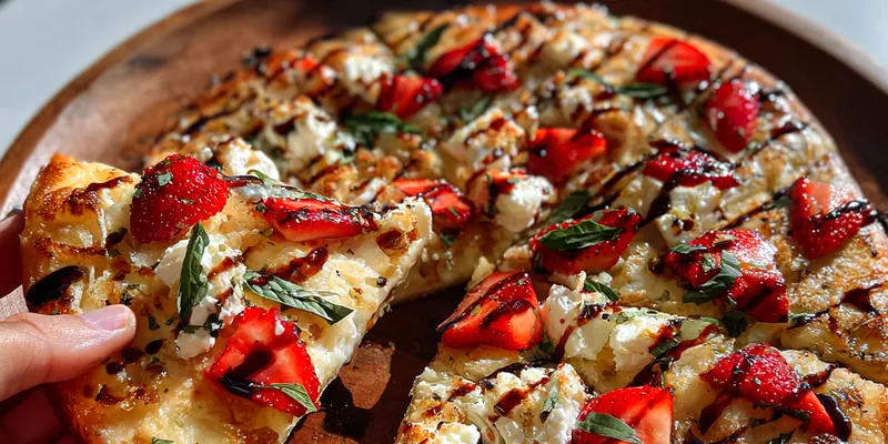 Strawberry Balsamic Flatbread