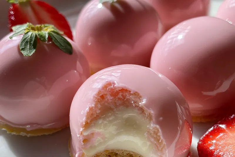 Cooking process for Strawberry Cheesecake Protein Treat