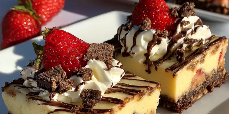 Strawberry Chocolate Bars