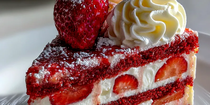 Strawberry Cream Cheese Layer Cake