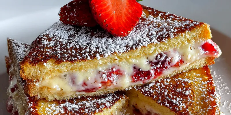 Strawberry Cream Cheese Toast
