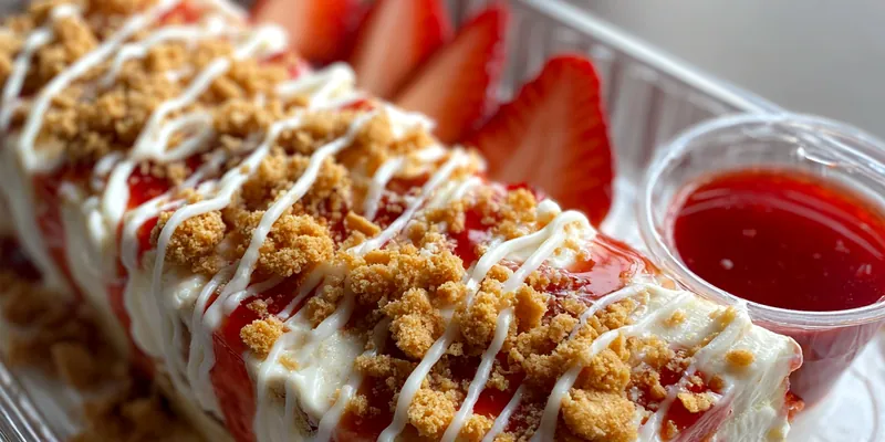 Strawberry Crunch Cheesecake Delight