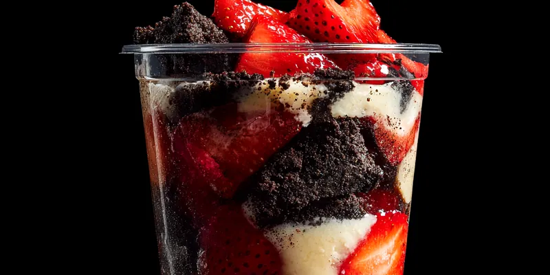 Strawberry Oreo Cheesecake Cup