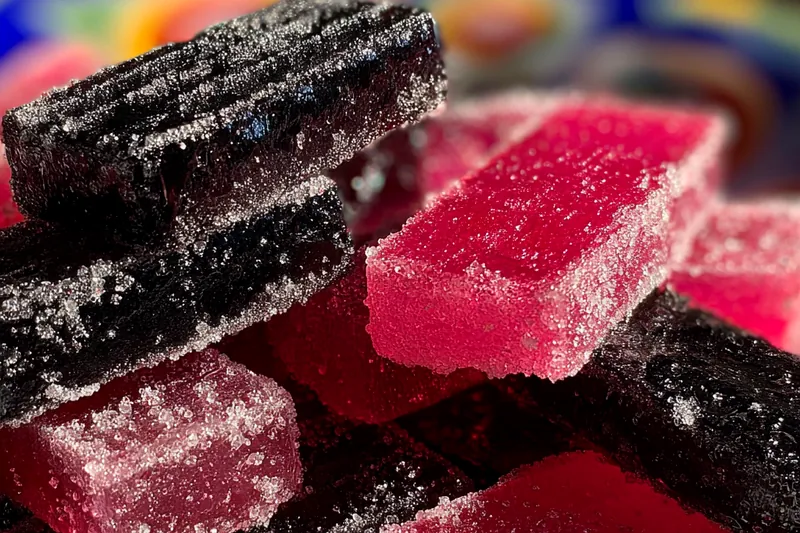 Cooking process for Sugary Licorice Candy Sticks