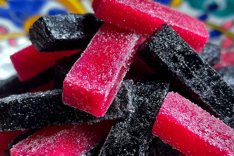 Fresh ingredients for Sugary Licorice Candy Sticks