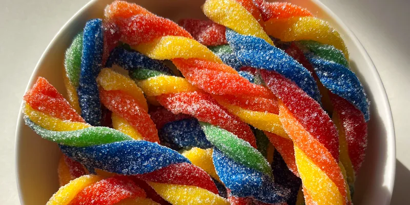 Vibrant Sugar Candy Twists
