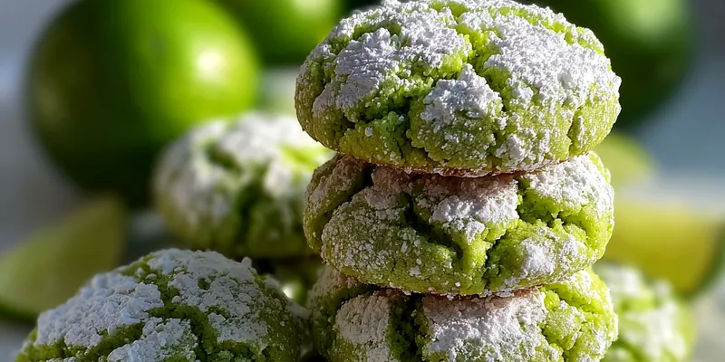 Lime Crinkle Cookie Delight